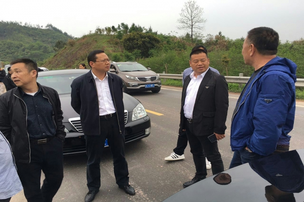4.14蓮都區(qū)領(lǐng)導(dǎo)赴現(xiàn)場(chǎng)調(diào)研，關(guān)心支持公司發(fā)展后勁